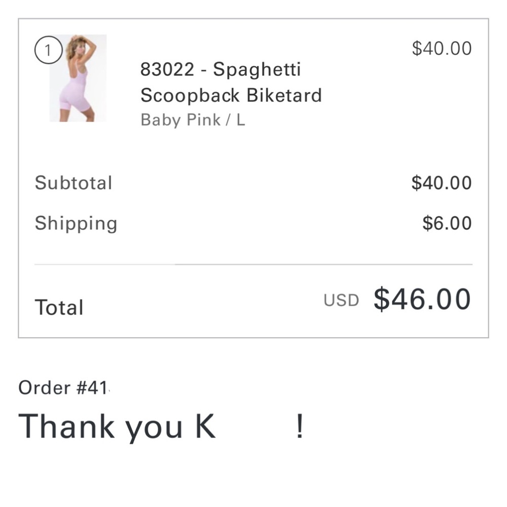 Pink Biketard